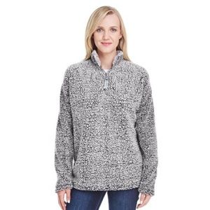 Gray and White Sherpa